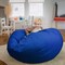 Flash Furniture Bean Bag Chair, Blue Back, 42 in W 42" L 19" H DG-BEAN-LARGE-SOLID-ROYBL-GG - alternate 5